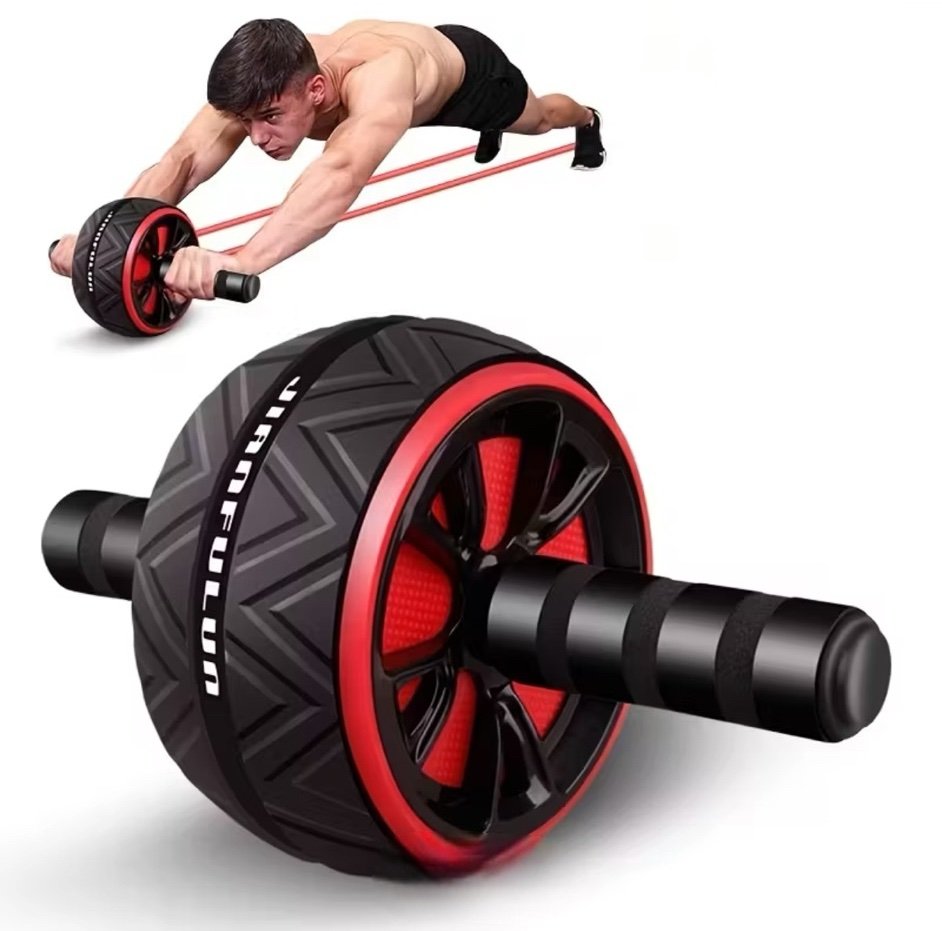 Premium Ab Roller + Knie Steun Pad