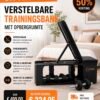 Verstelbare Trainingsbank met Opbergruimte – HomeSport Super Actie!!