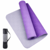 075791ca-388a-442d-a89b-90db6a3fa89c Premium Antislip Yogamat Paars/grijs