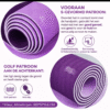 9e90557e-f4ca-4071-91ce-4f8e1b7cc39b Premium Antislip Yogamat Paars/grijs