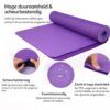 img_6276 Premium Antislip Yogamat Paars/grijs