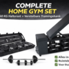 30a38313-b225-4441-acc4-8a91489865f8 COMPLETE HOME GYM SET
50 KG Halterset + Verstelbare Trainingsbank Actie!!