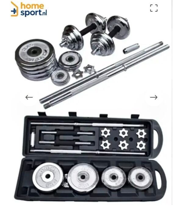 screenshot-24 Complete Home Gym Set – Fitnessbank, Loopband & Trilplaat met Dumbbells